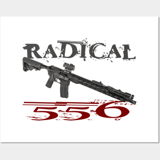 AR15 Rifle Radical 556 Posters and Art